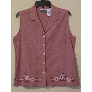 Vintage Erica & CO. Sleeveless Blouse Women’s L